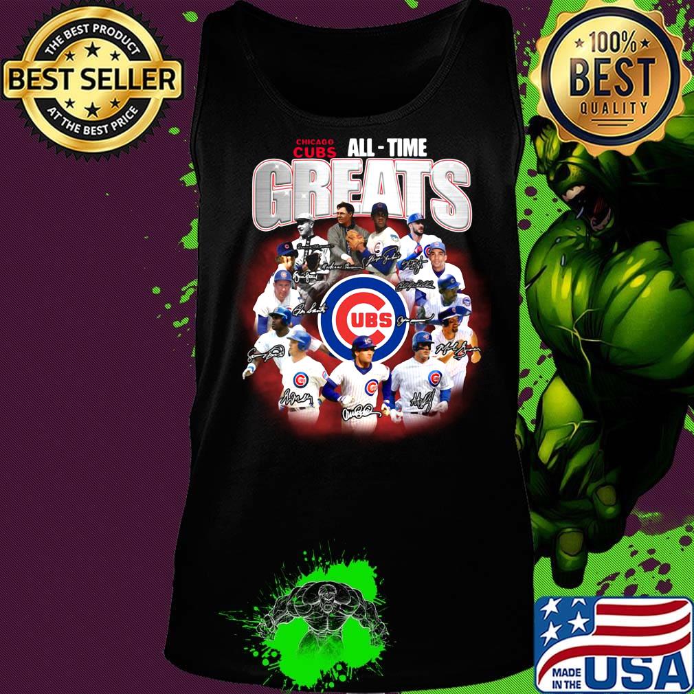 Chicago cubs baseball all-time greats signatures s Tank top Chicago cubs baseball all-time greats signatures s Tank top