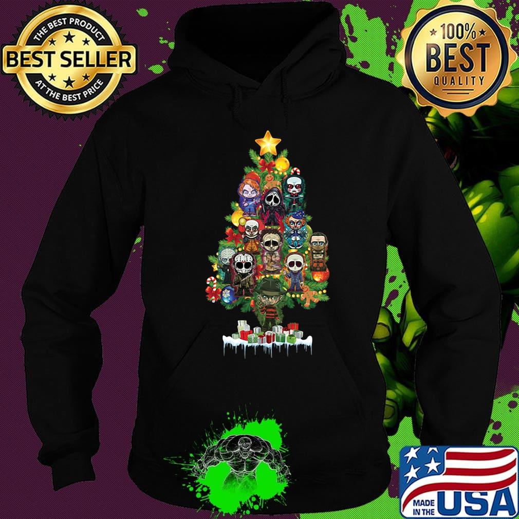 Christmas tree halloween horror characters s Hoodie Christmas tree halloween horror characters s Hoodie
