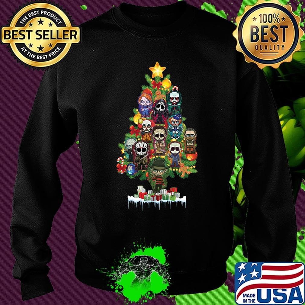 Christmas tree halloween horror characters s Sweater Christmas tree halloween horror characters s Sweater