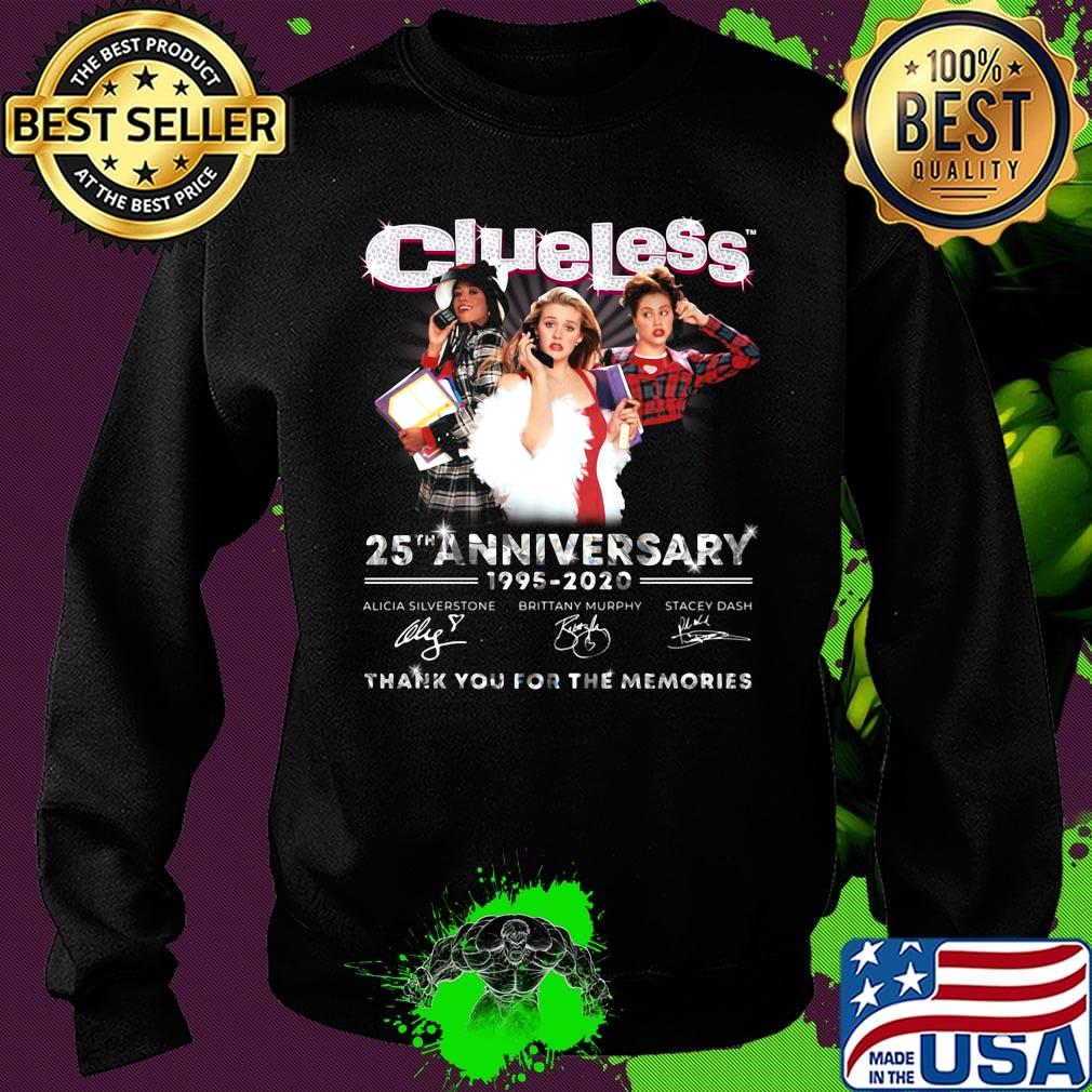 Clueless 25th anniversary 1995-2020 thank you for the memories signature s Sweater Clueless 25th anniversary 1995-2020 thank you for the memories signature s Sweater