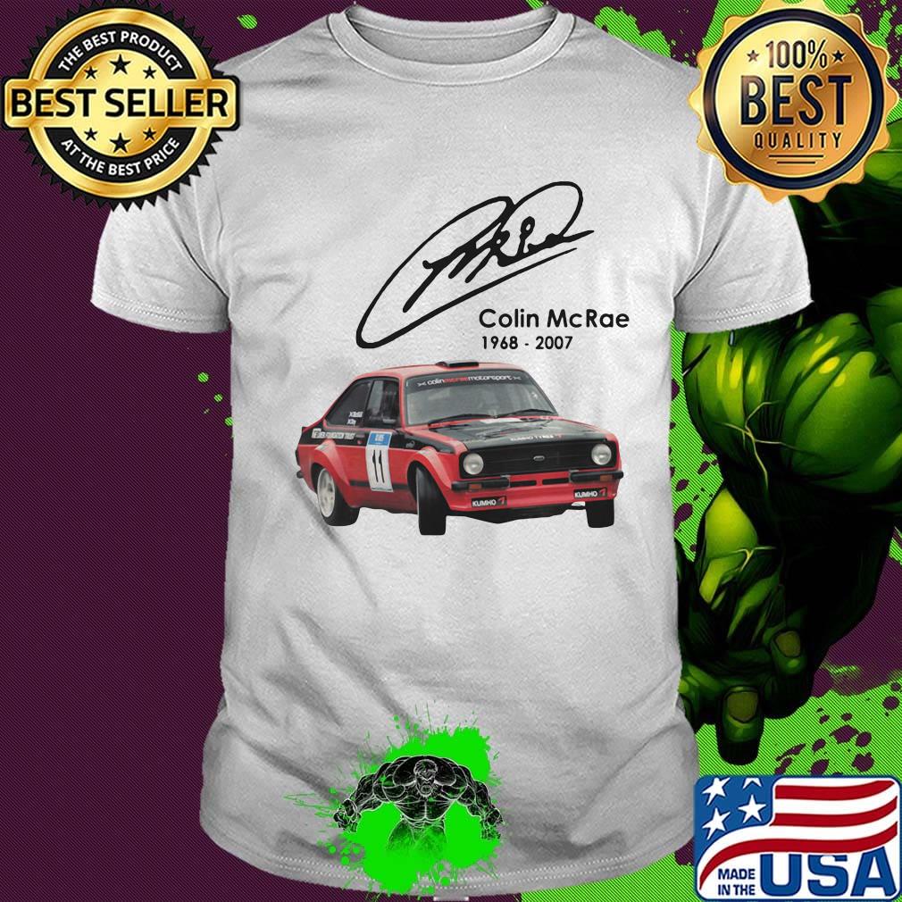 Colin mcrae 1968 2007 signature shirt