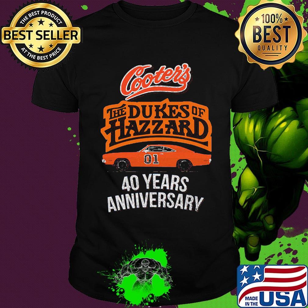 Cooter's the dukes of hazzard 40 years anniversary shirt