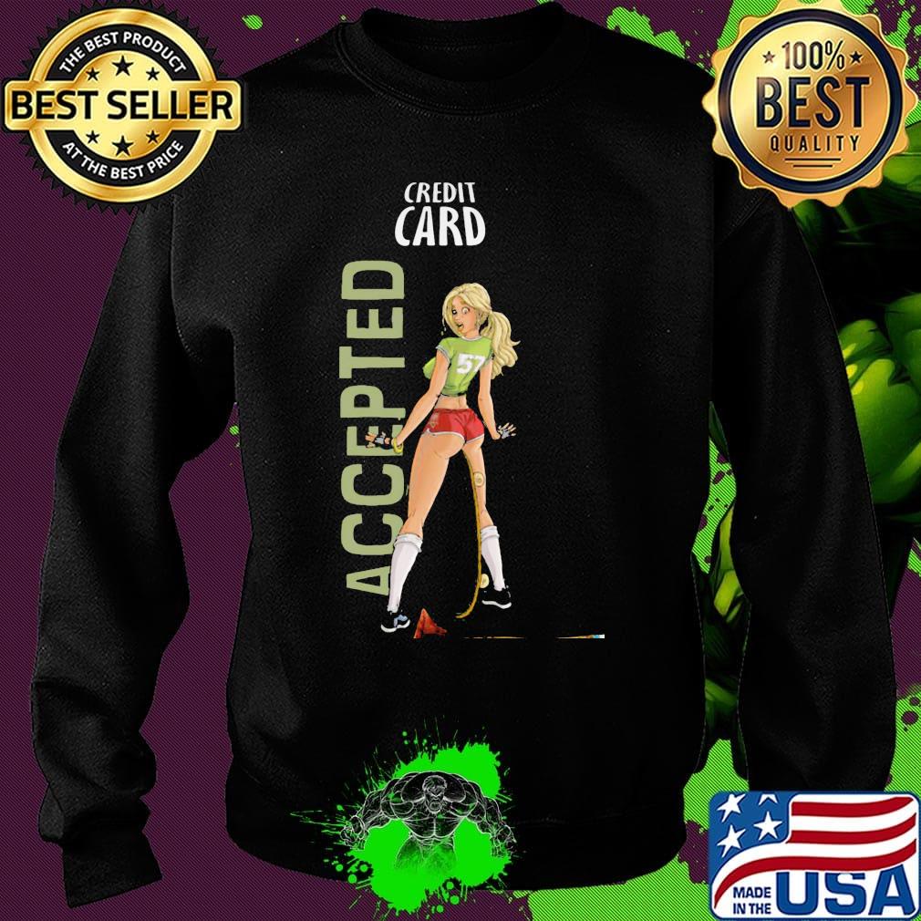 Credit card accepted number 57 s Sweater Credit card accepted number 57 s Sweater