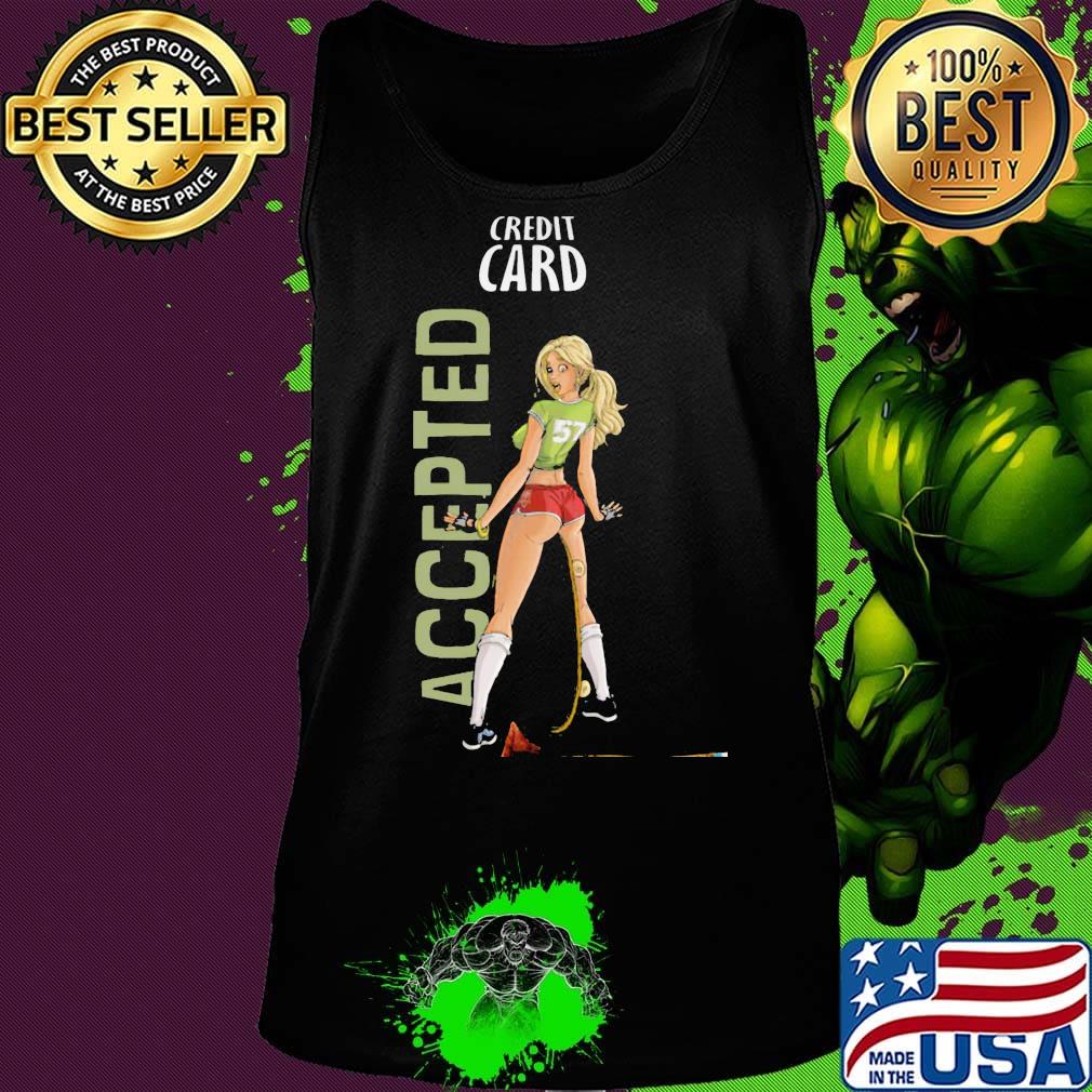 Credit card accepted number 57 s Tank top Credit card accepted number 57 s Tank top
