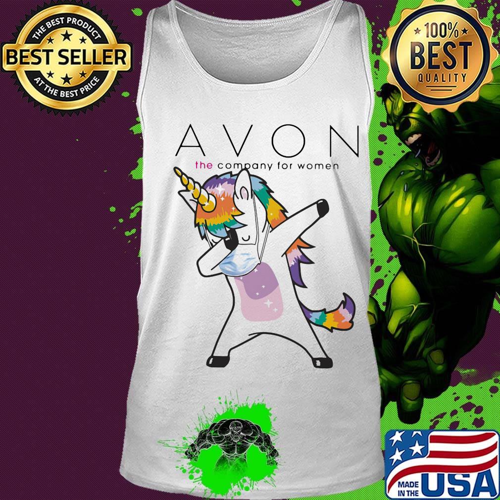 Dabbing unicorn mask avon the company for women logo coronavirus s Tank top Dabbing unicorn mask avon the company for women logo coronavirus s Tank top
