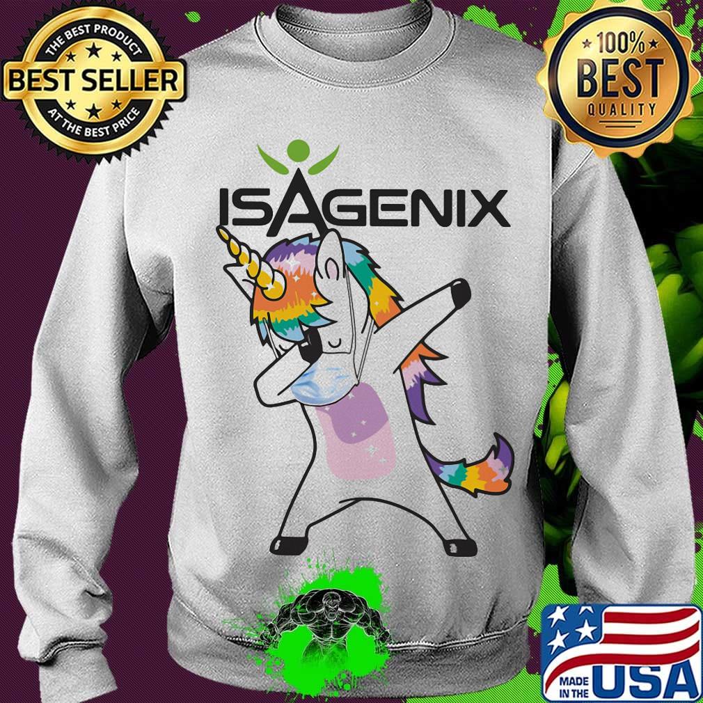 Dabbing unicorn mask isagenix logo coronavirus s Sweater Dabbing unicorn mask isagenix logo coronavirus s Sweater