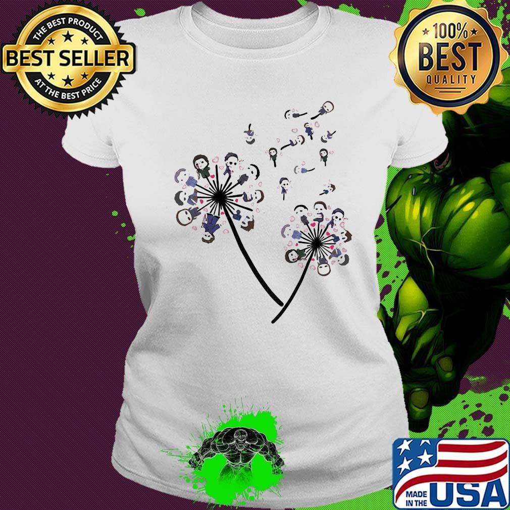 Dandelion flower halloween michael myers s Ladies tee Dandelion flower halloween michael myers s Ladies tee