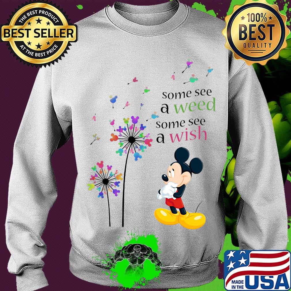 Dandelion flower mickey mouse some see a weed some see a wish s Sweater Dandelion flower mickey mouse some see a weed some see a wish s Sweater