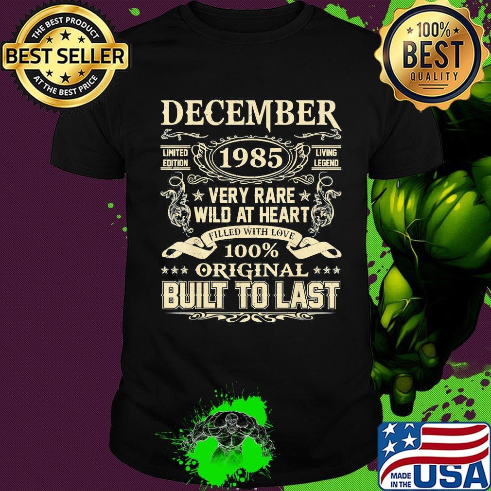 December 1985 limited edition living legend very rare wild at heart filled with love 100% original built to last shirt