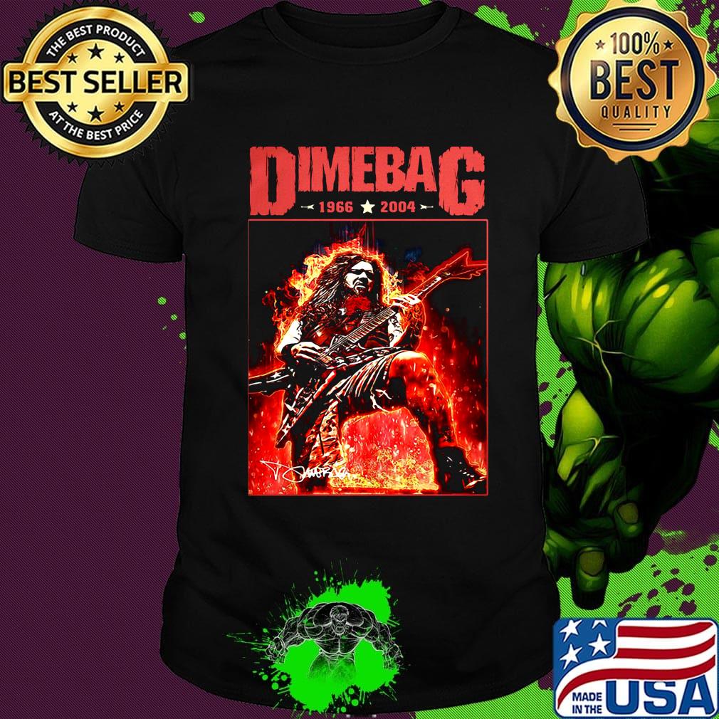 Dimebag darrell 1966 2004 signature shirt