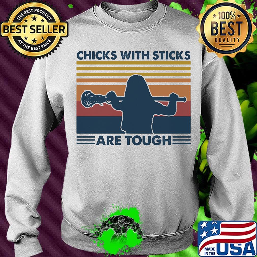 Disc golf chicks with sticks are tough vintage retro s Sweater Disc golf chicks with sticks are tough vintage retro s Sweater