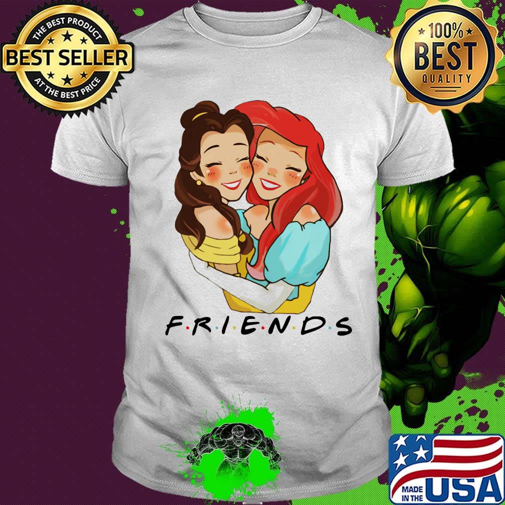 Disney belle and ariel friends shirt