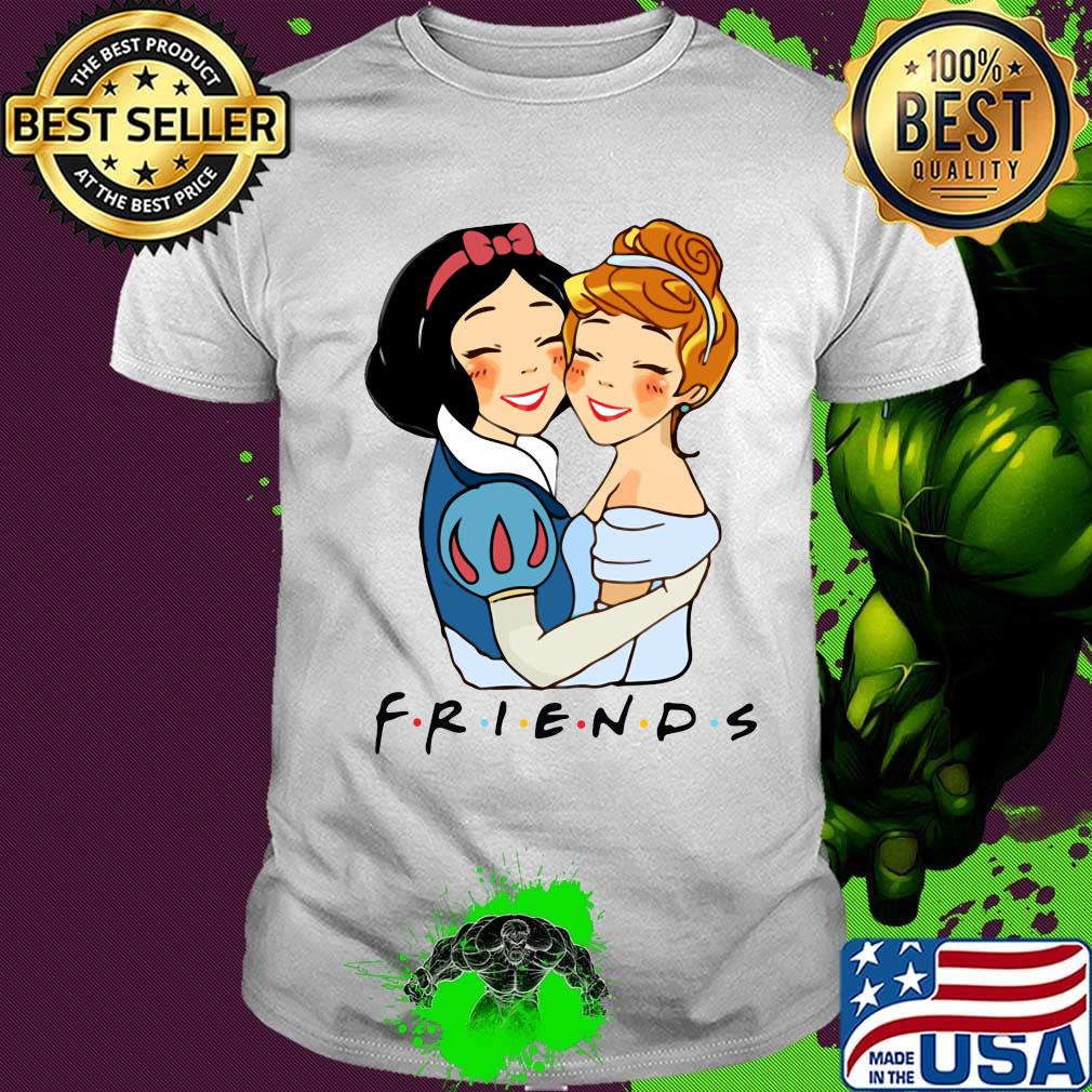 Disney cartoon snow white and belle friends shirt