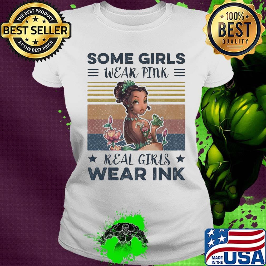 Disney princess bella tattoos some girls wear pink real girls wear ink stars vintage retro lotus s Ladies tee Disney princess bella tattoos some girls wear pink real girls wear ink stars vintage retro lotus s Ladies tee