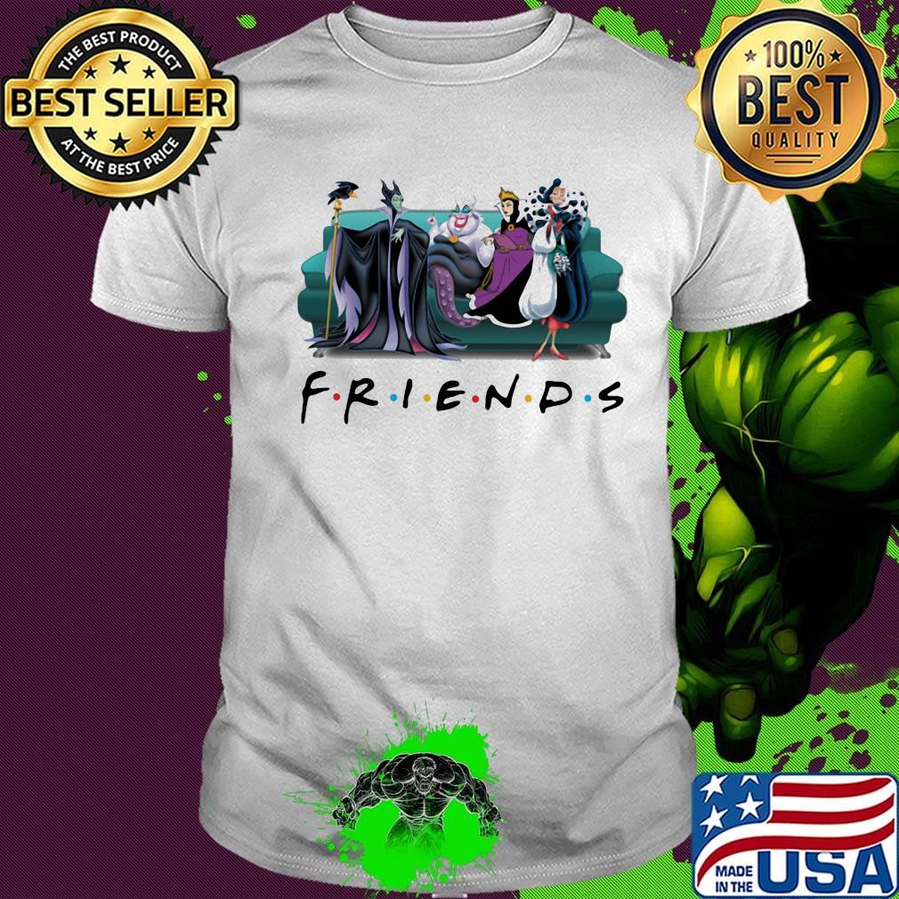 Disney villain characters friends shirt