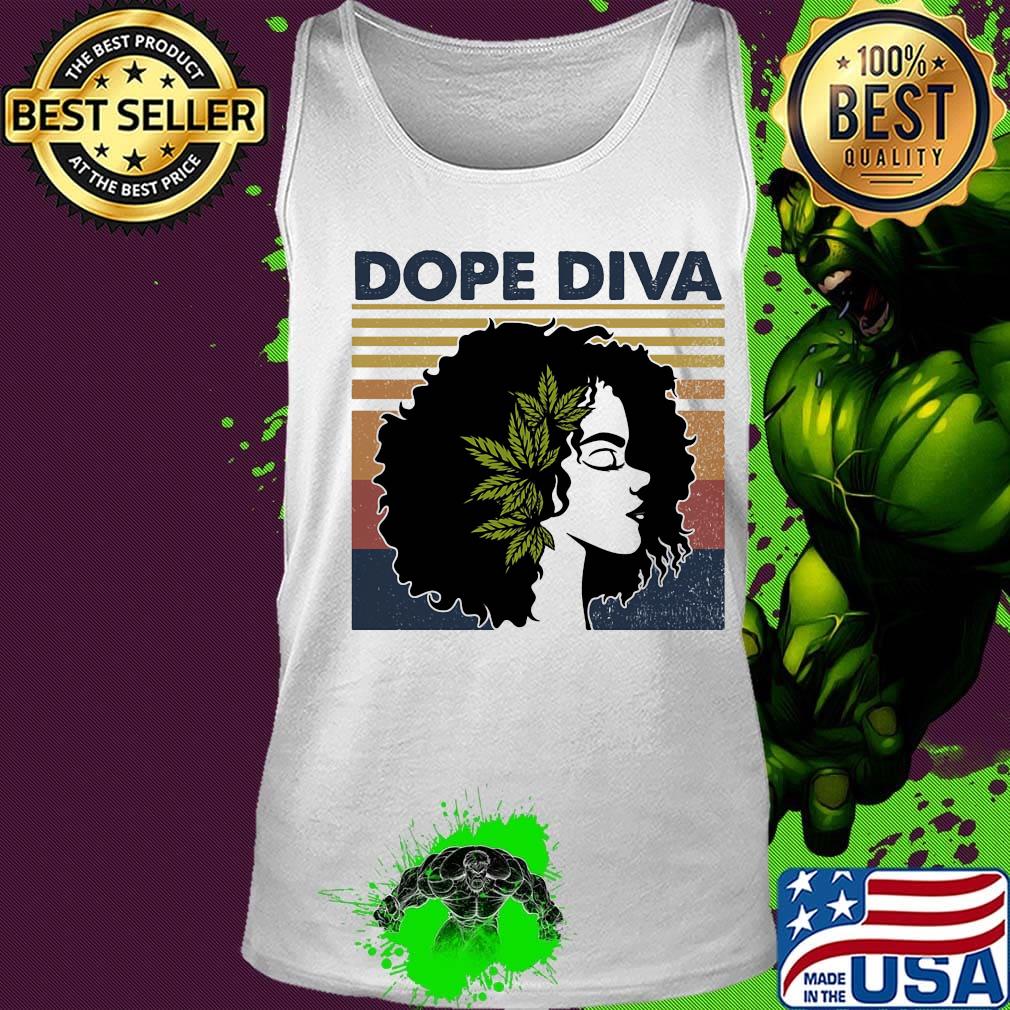 Dope Diva Black Girl Vintage Retro Shirt Tank top Dope Diva Black Girl Vintage Retro Shirt Tank top
