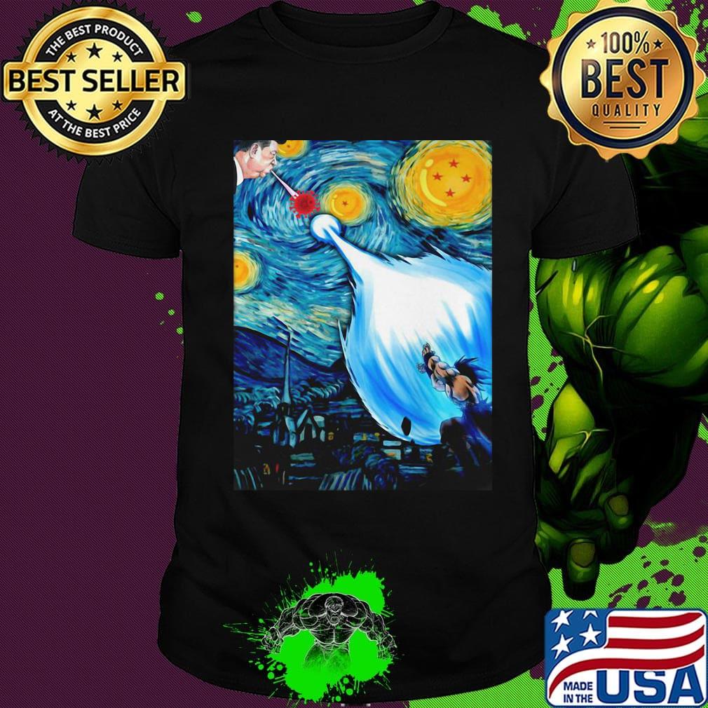 Dragon ball 7 donald trump starry night shirt