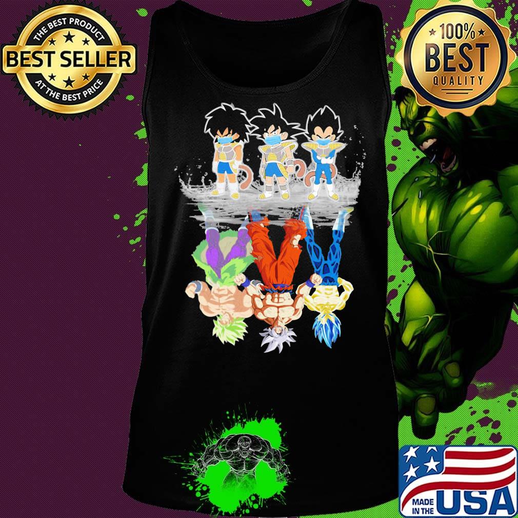 Dragon ball 7 saiyan kids broly songoku vegeta mature water reflection s Tank top Dragon ball 7 saiyan kids broly songoku vegeta mature water reflection s Tank top