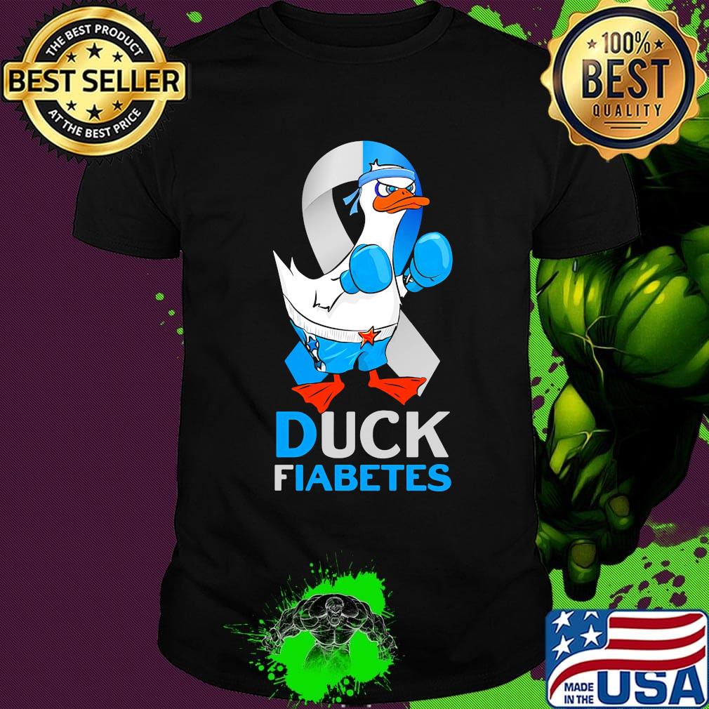 Duck boxing fiabetes awareness shirt