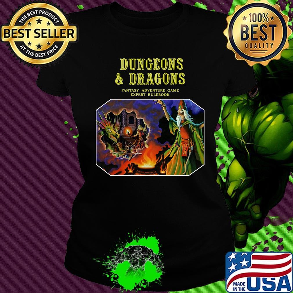 Dungeons and dragons fantasy adventure game expert rulebook s Ladies tee Dungeons and dragons fantasy adventure game expert rulebook s Ladies tee