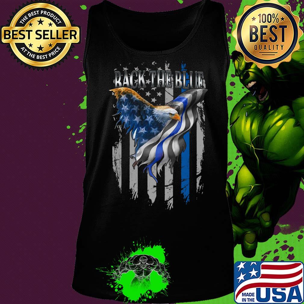 Eagles back the blue american flag independence day s Tank top Eagles back the blue american flag independence day s Tank top