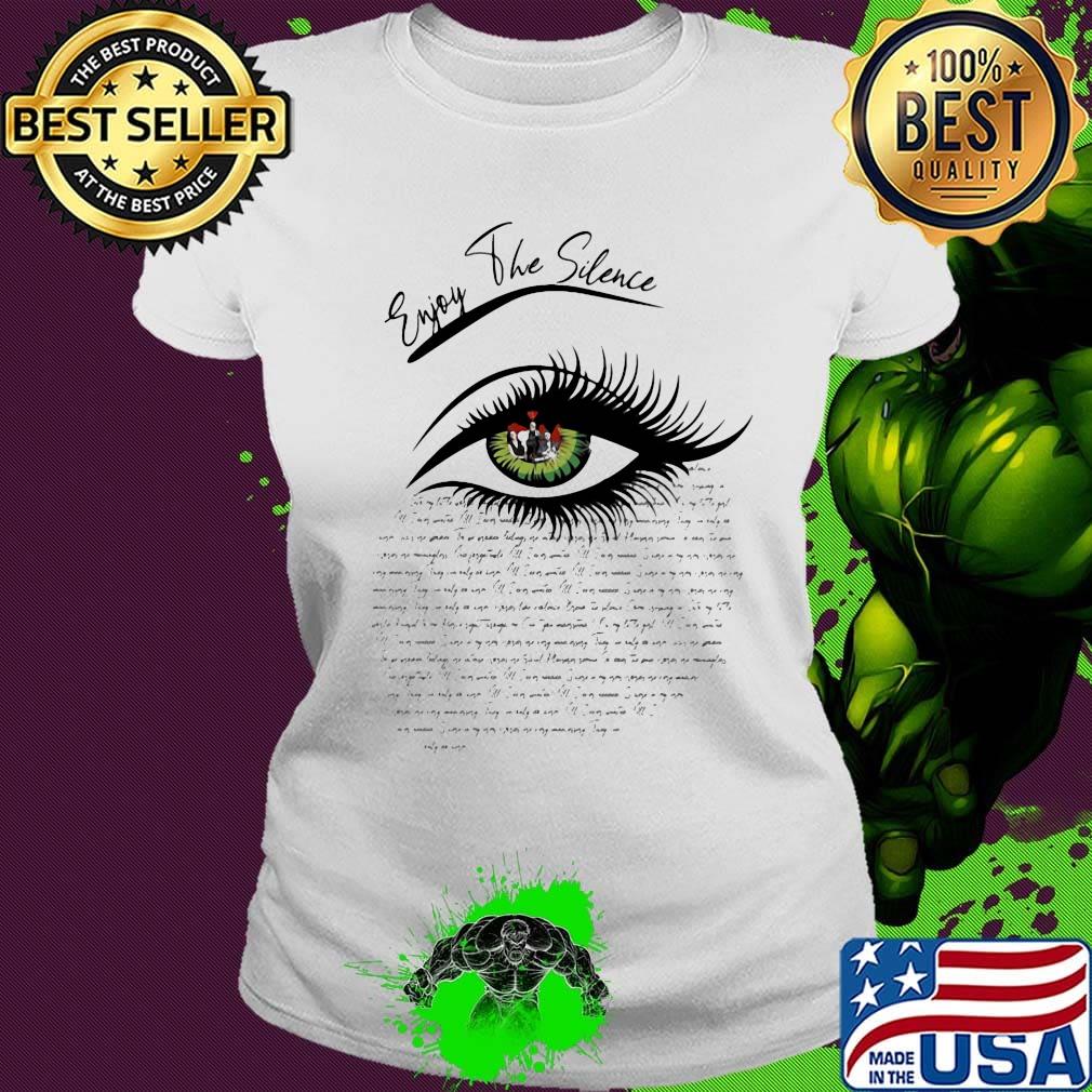 Enjoy the silence depeche mode eyes s Ladies tee Enjoy the silence depeche mode eyes s Ladies tee