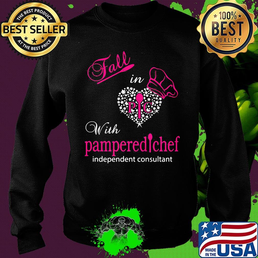 Fall in with pampered chef indeoendent consultant heart s Sweater Fall in with pampered chef indeoendent consultant heart s Sweater