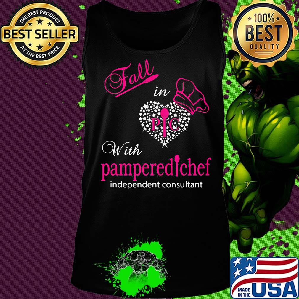 Fall in with pampered chef indeoendent consultant heart s Tank top Fall in with pampered chef indeoendent consultant heart s Tank top