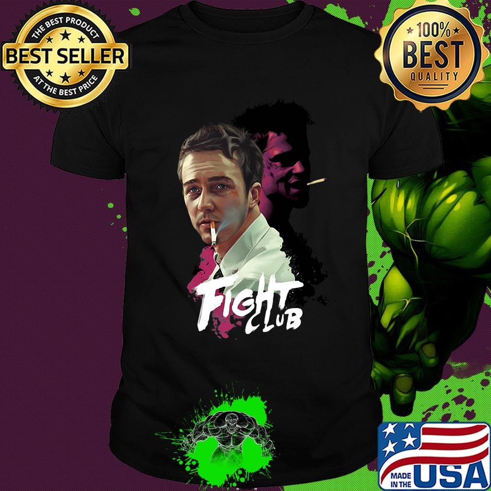 Fight club the narrator tyler durden art shirt