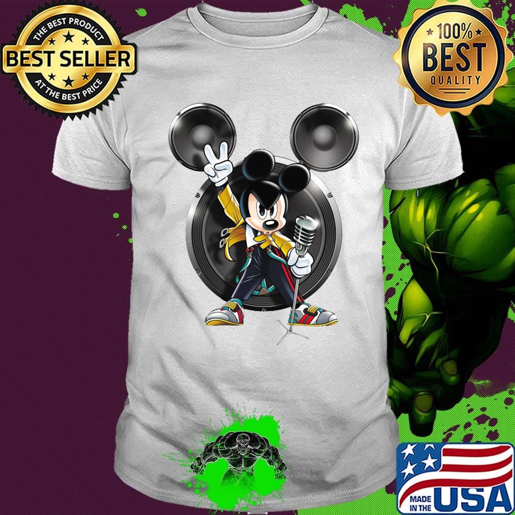 Freddie mercury mickey mouse singer shirt