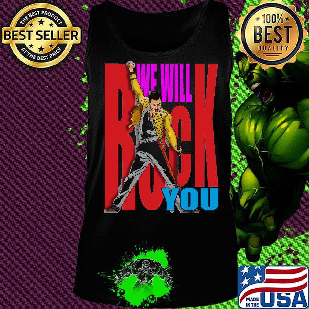 Freddie mercury we will rock you color s Tank top Freddie mercury we will rock you color s Tank top