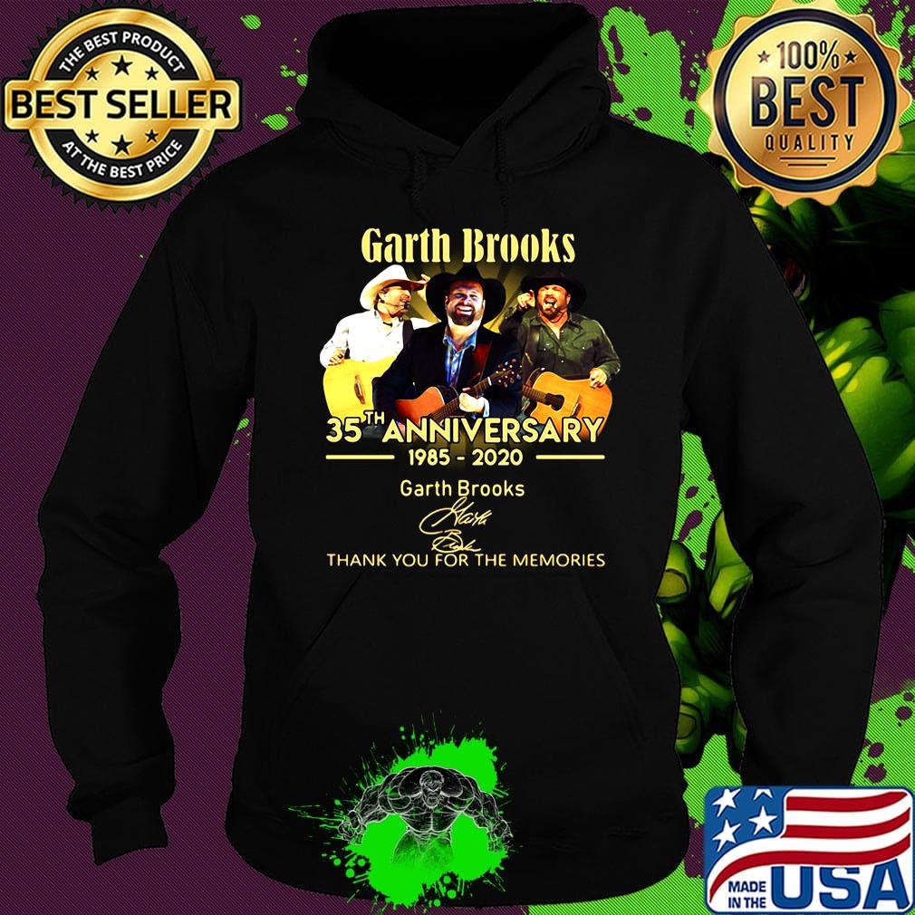 Garth brooks 35th anniversary 1985 2020 thank you for the memories signatures s Hoodie Garth brooks 35th anniversary 1985 2020 thank you for the memories signatures s Hoodie