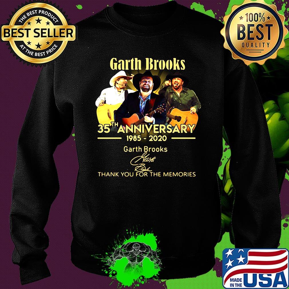 Garth brooks 35th anniversary 1985 2020 thank you for the memories signatures s Sweater Garth brooks 35th anniversary 1985 2020 thank you for the memories signatures s Sweater