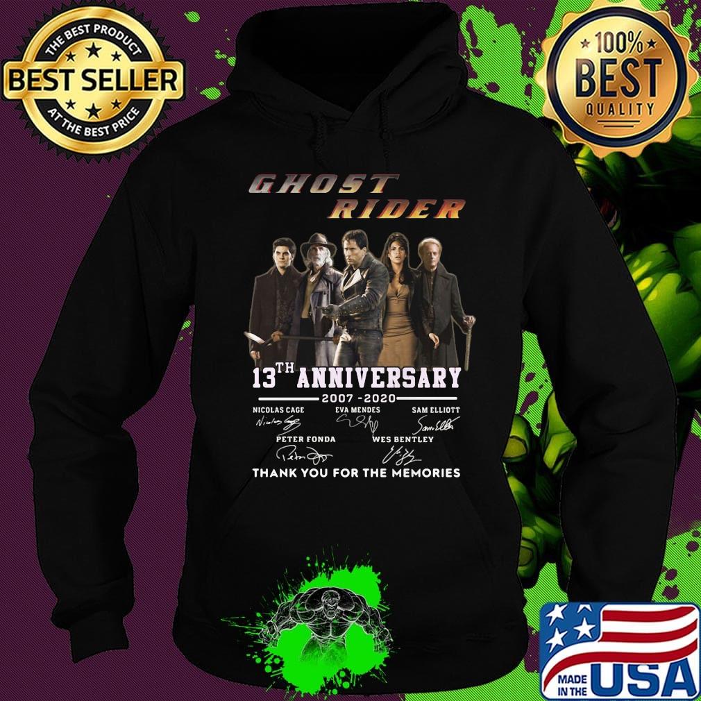 Ghost rider 13th anniversary 2007 2020 thank you for the memories signatures s Hoodie Ghost rider 13th anniversary 2007 2020 thank you for the memories signatures s Hoodie