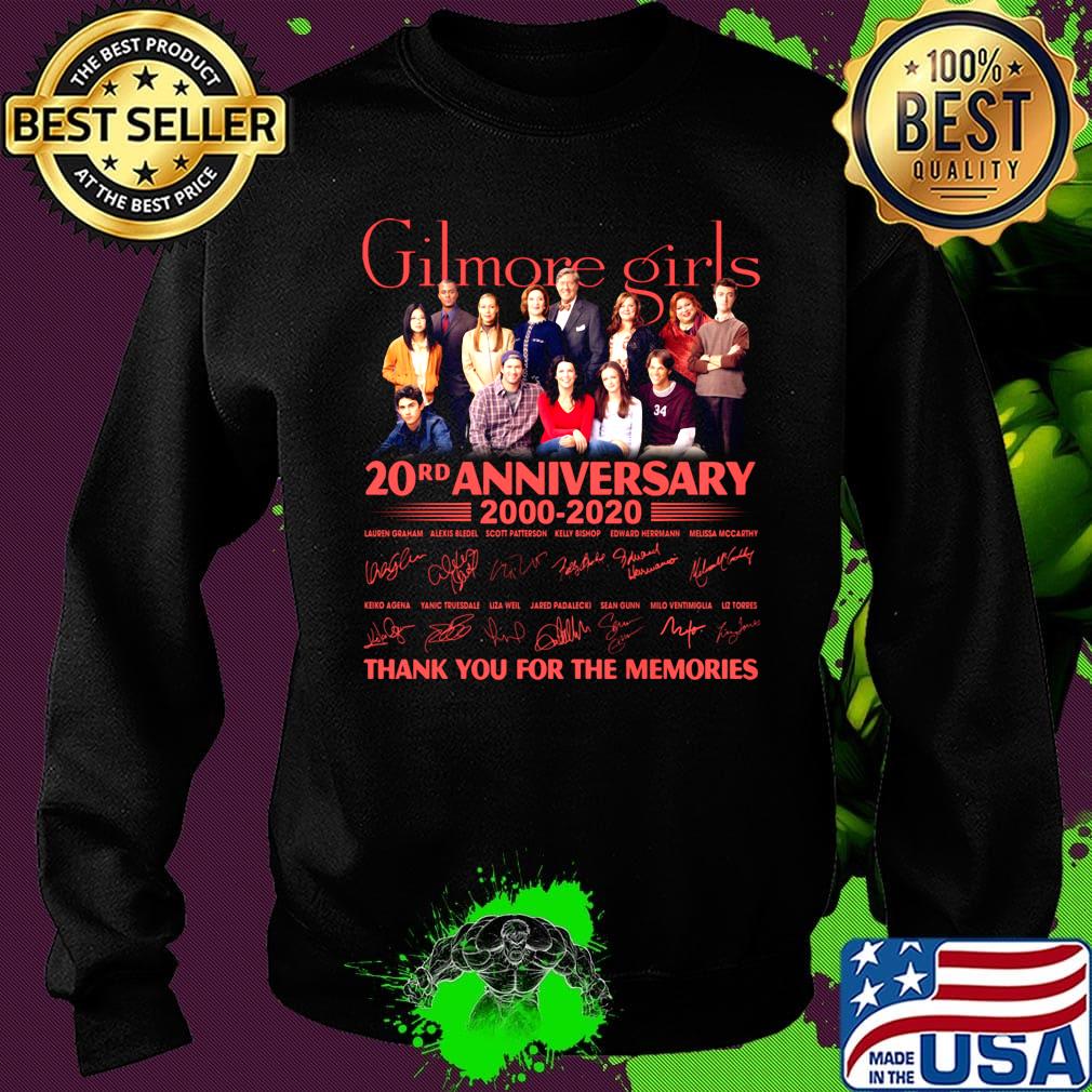 Gilmore girls 20rd anniversary 2000 2020 thank you for the memories signatures s Sweater Gilmore girls 20rd anniversary 2000 2020 thank you for the memories signatures s Sweater