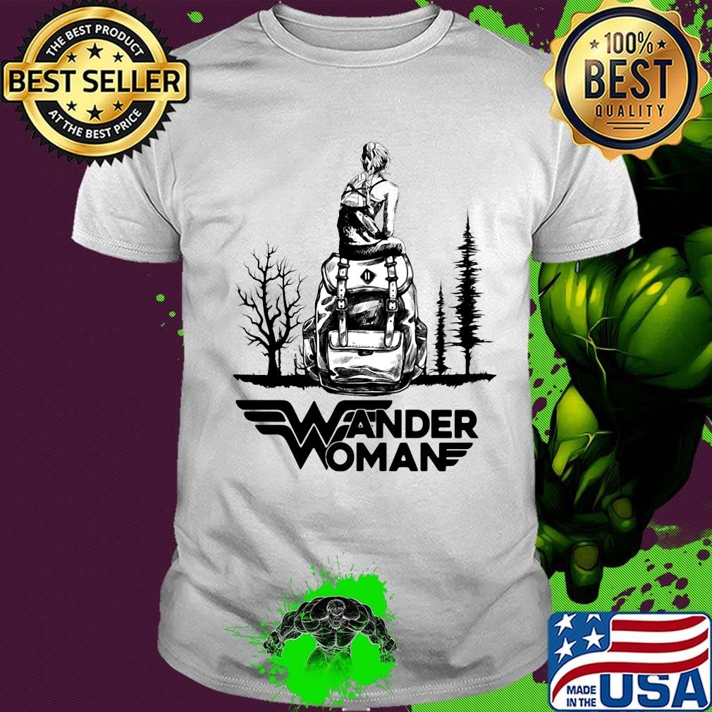 Girl wander woman mountain shirt