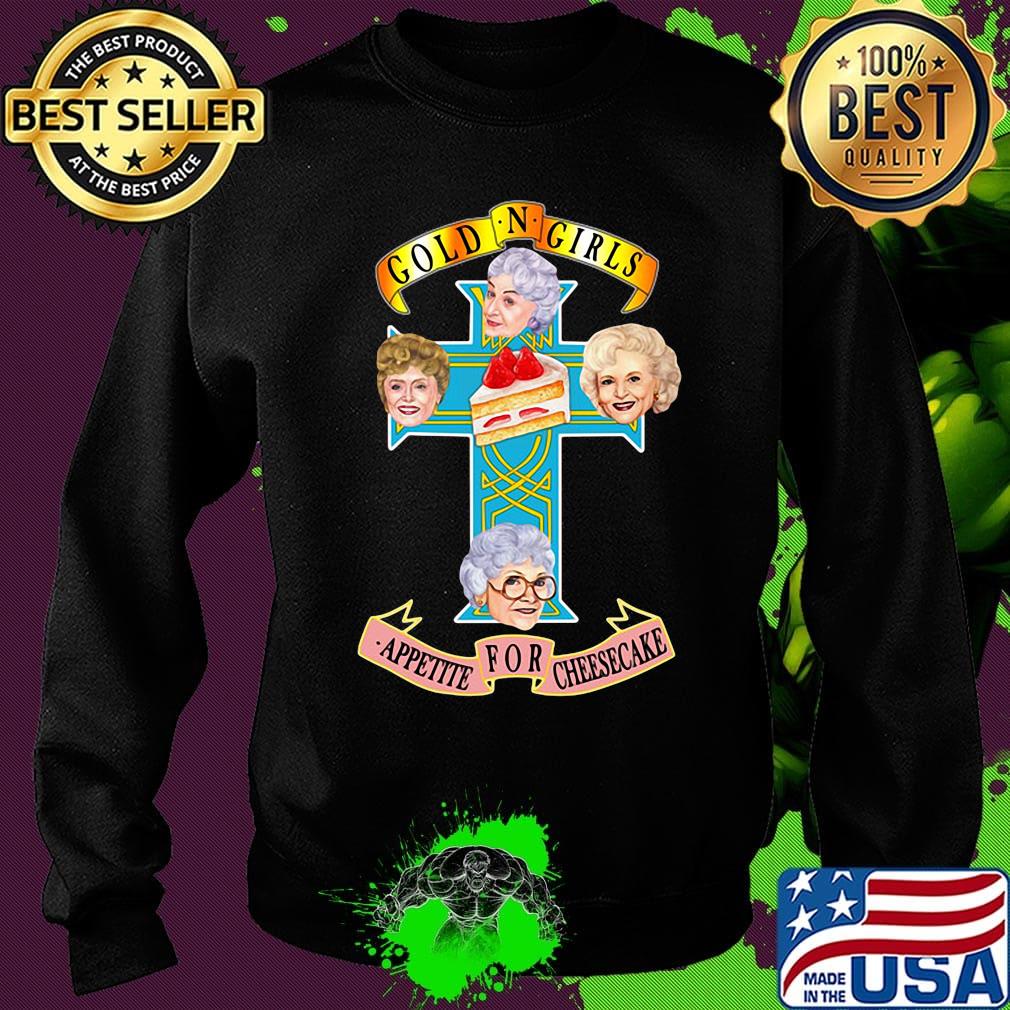 Golden girls appetite for cheesecake cake cross s Sweater Golden girls appetite for cheesecake cake cross s Sweater