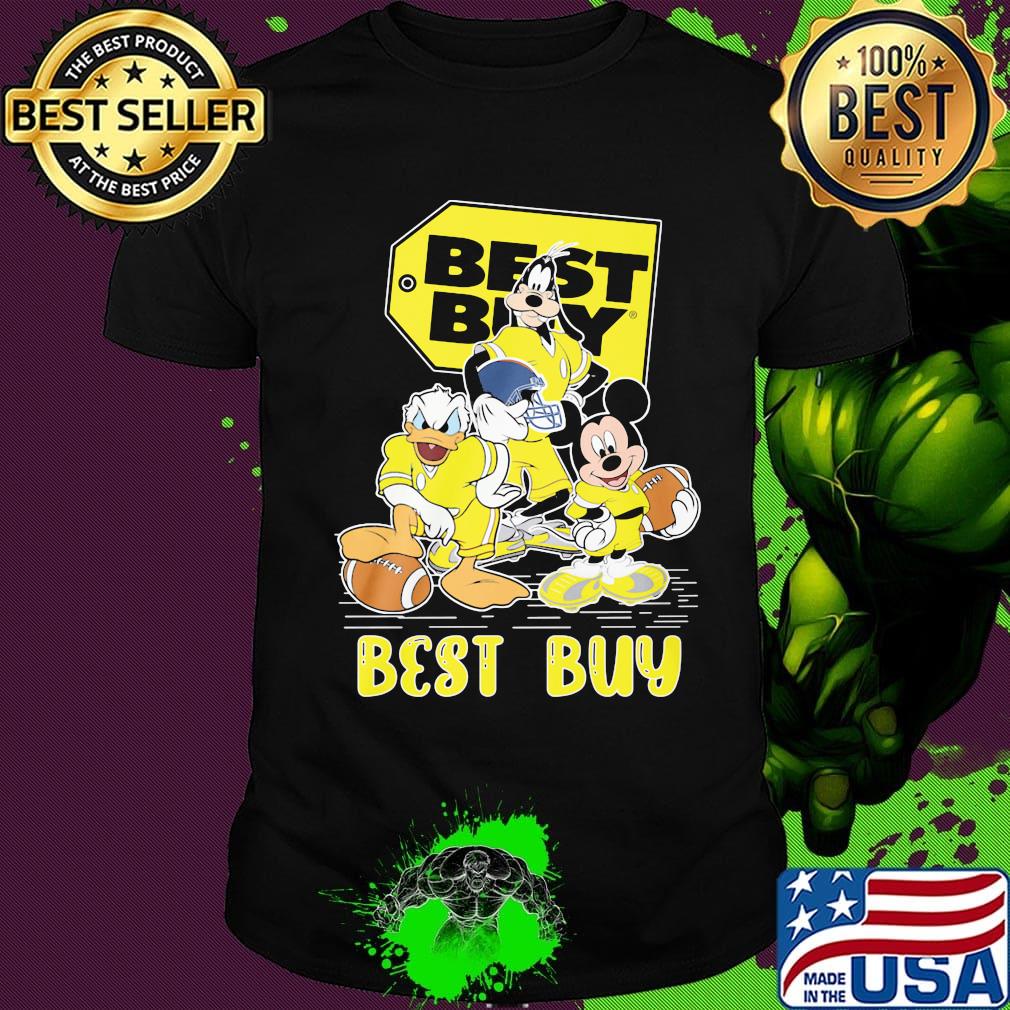 Goofy donald duck and mickey mouse football player best guy shirt