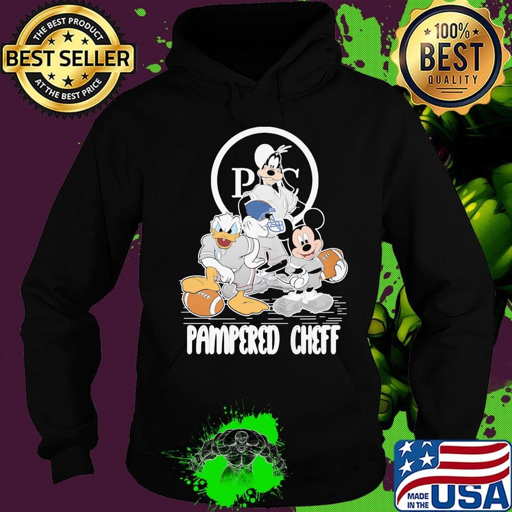 Goofy donald duck and mickey mouse football player pampered chef s Hoodie Goofy donald duck and mickey mouse football player pampered chef s Hoodie
