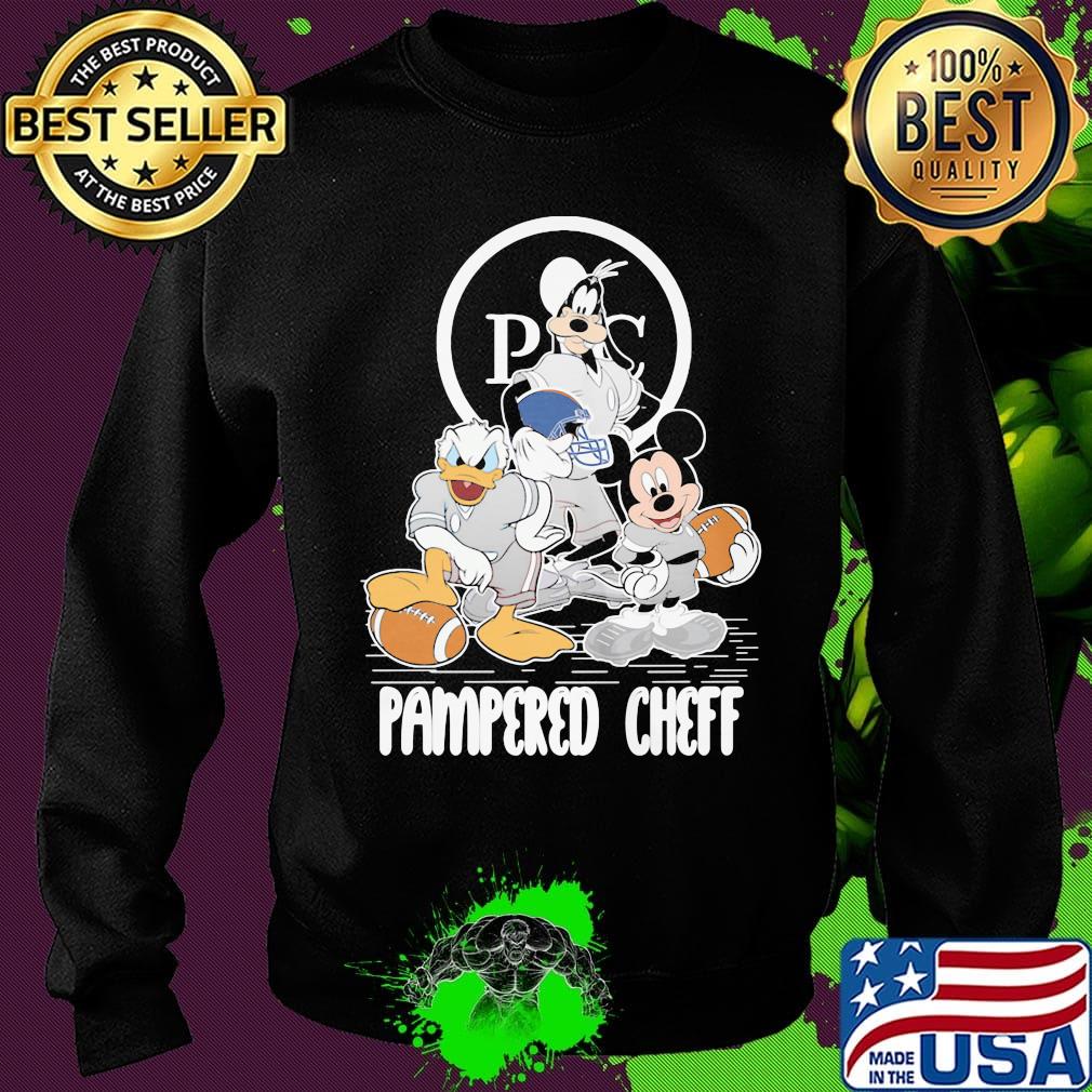 Goofy donald duck and mickey mouse football player pampered chef s Sweater Goofy donald duck and mickey mouse football player pampered chef s Sweater