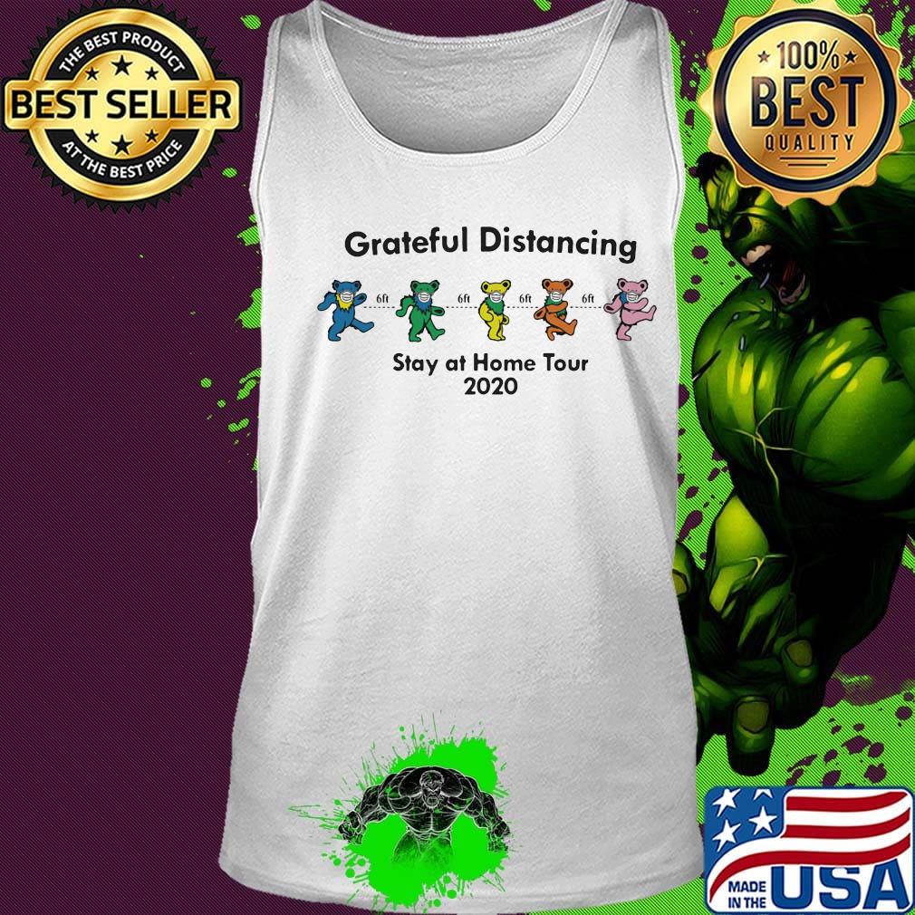 Grateful distancing stay at home tour 2020 bears mask s Tank top Grateful distancing stay at home tour 2020 bears mask s Tank top
