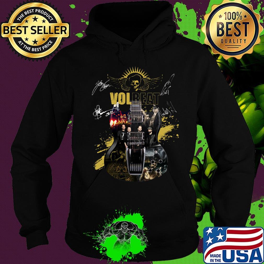 Guitar volbeat band members signatures s Hoodie Guitar volbeat band members signatures s Hoodie