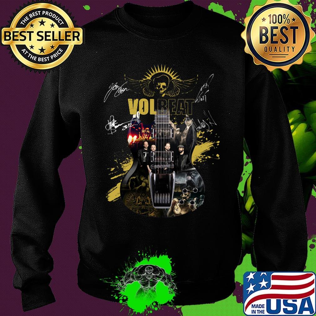 Guitar volbeat band members signatures s Sweater Guitar volbeat band members signatures s Sweater
