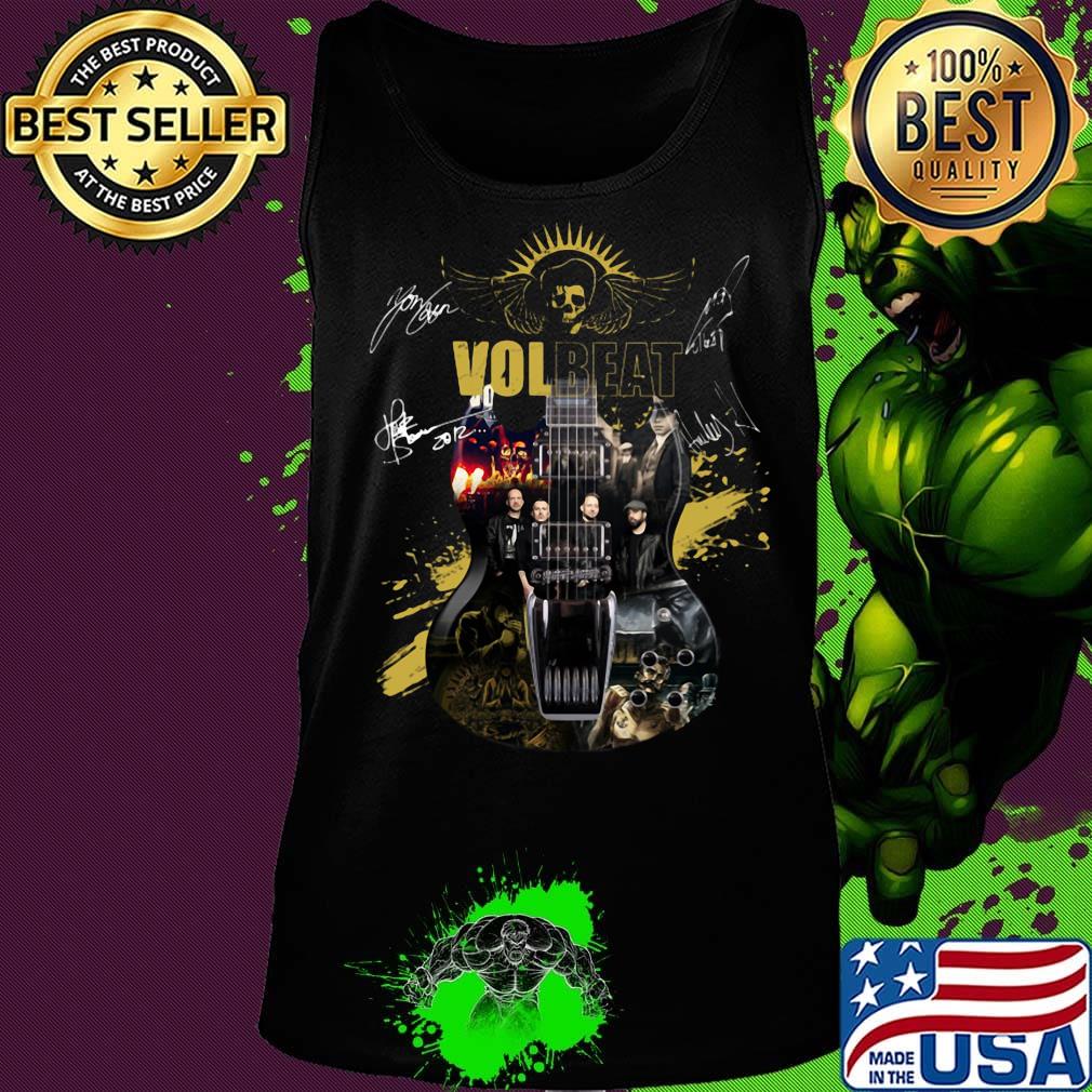 Guitar volbeat band members signatures s Tank top Guitar volbeat band members signatures s Tank top
