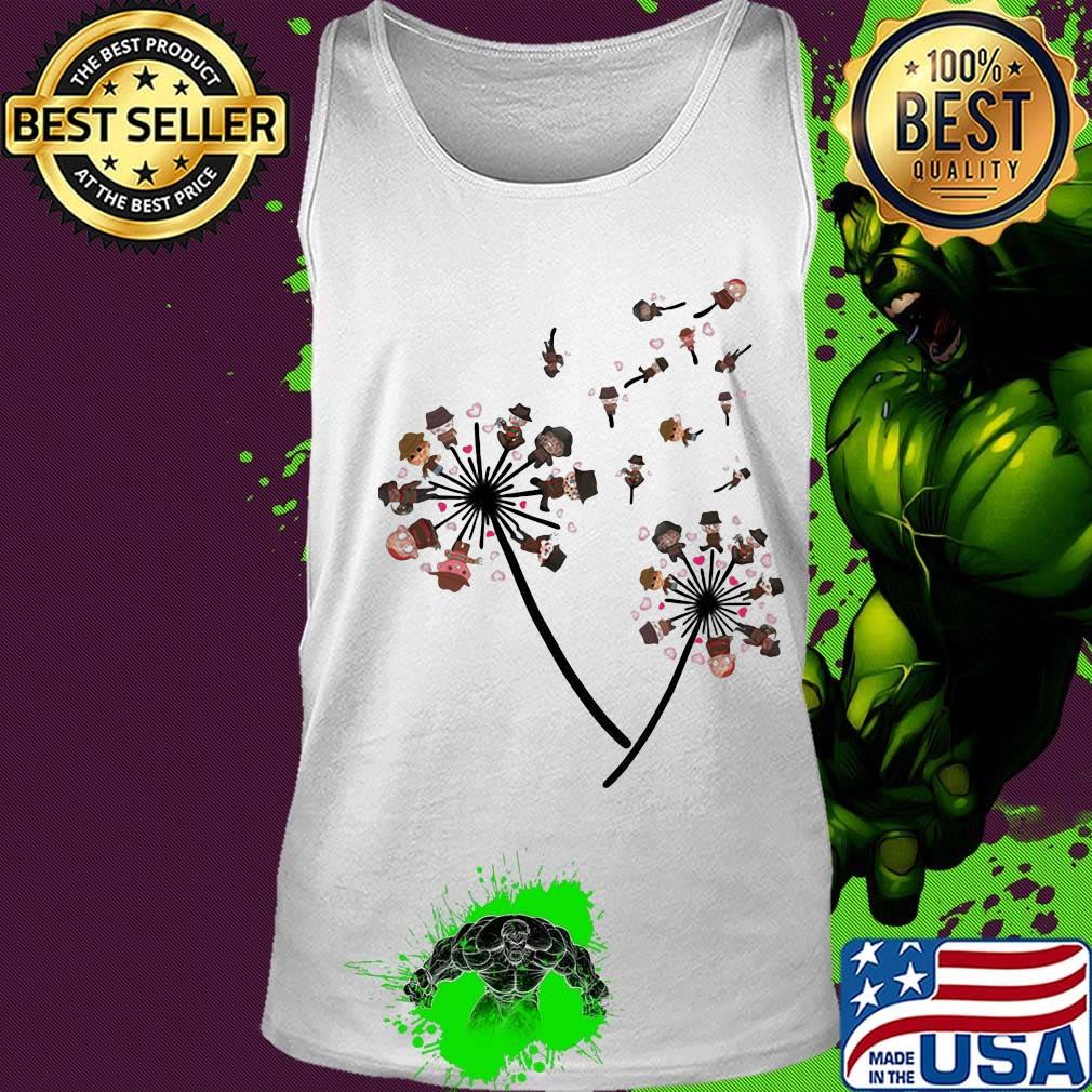 Halloween dandelion flower horror characters as babies s Tank top Halloween dandelion flower horror characters as babies s Tank top