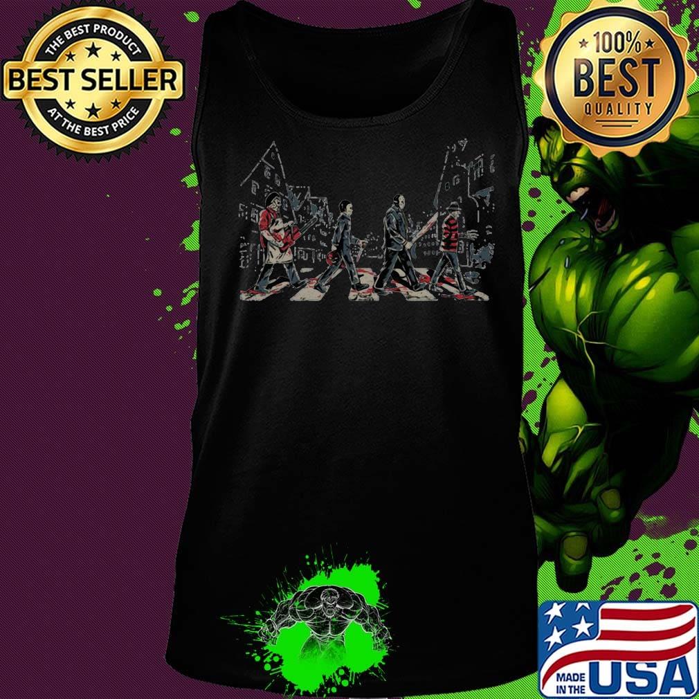 Halloween horror characters guitar abbey road s Tank top Halloween horror characters guitar abbey road s Tank top