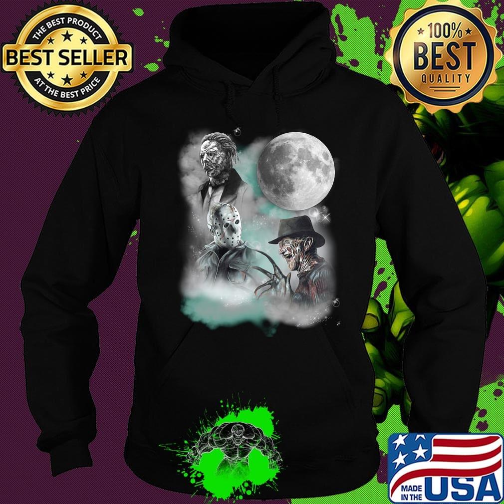 Halloween horror characters moon star s Hoodie Halloween horror characters moon star s Hoodie