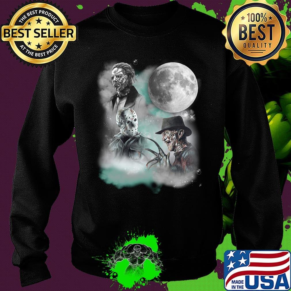 Halloween horror characters moon star s Sweater Halloween horror characters moon star s Sweater