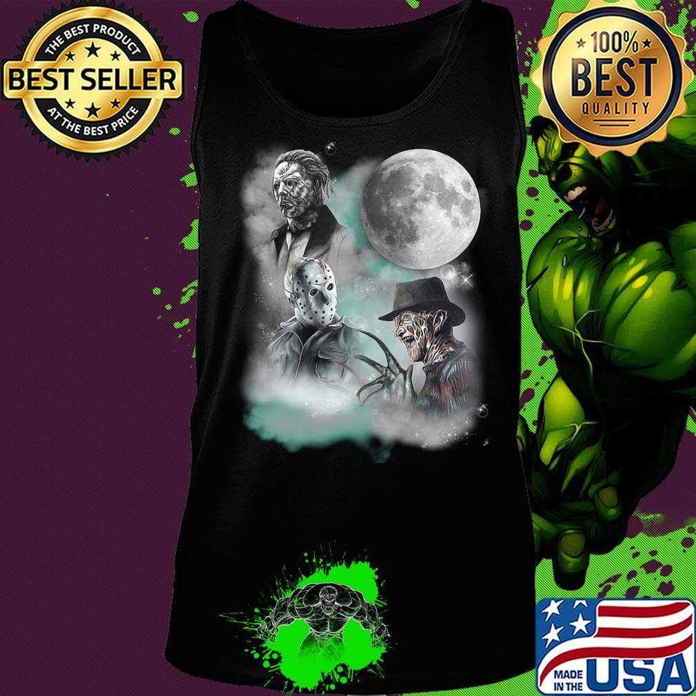 Halloween horror characters moon star s Tank top Halloween horror characters moon star s Tank top