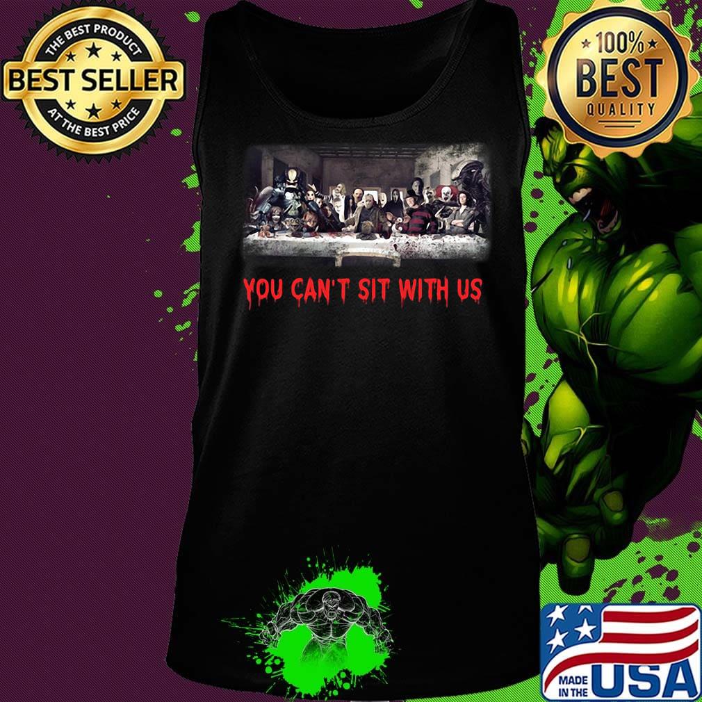 Halloween horror characters you can't sit with us s Tank top Halloween horror characters you can't sit with us s Tank top